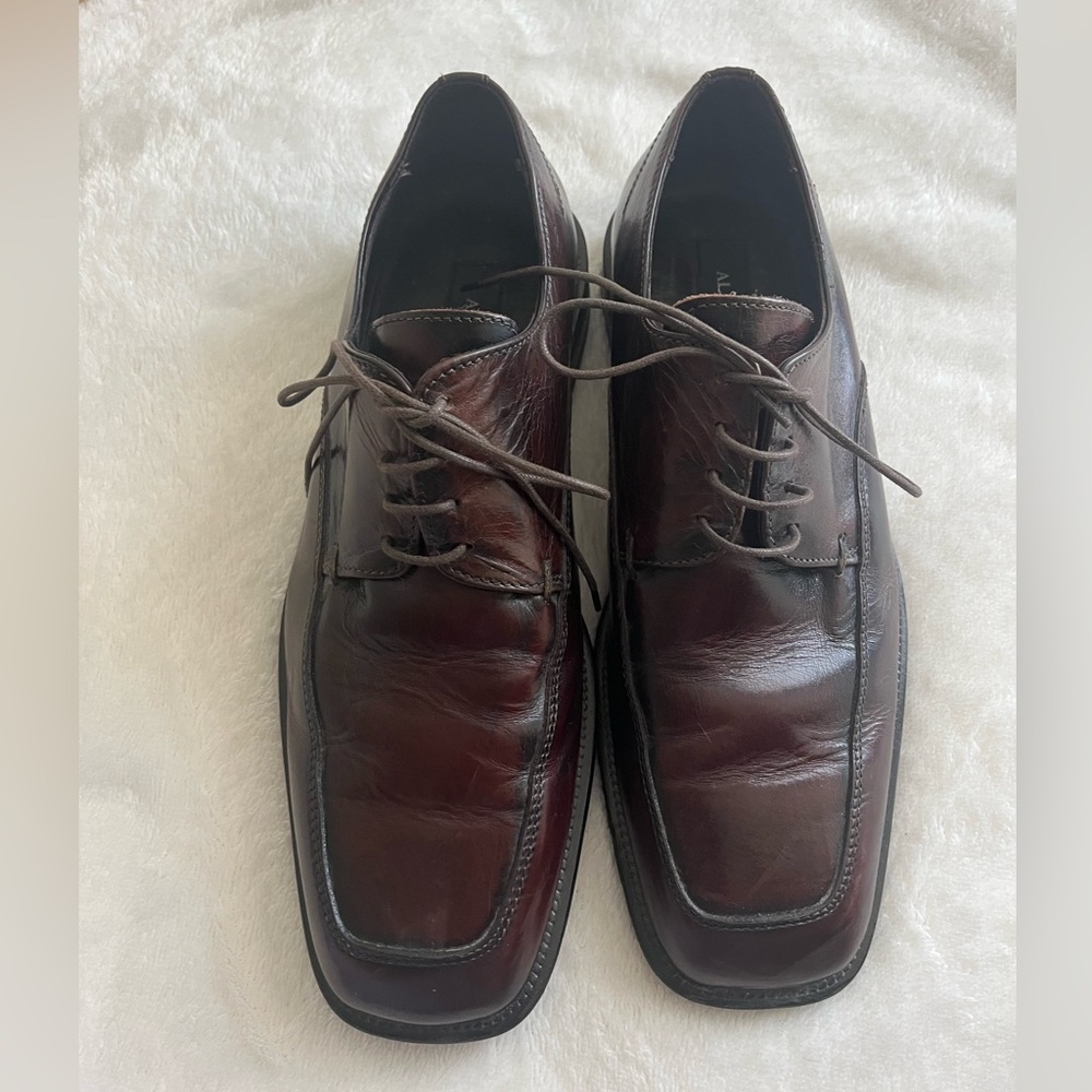 Men's Brown Leather Dress Shoes